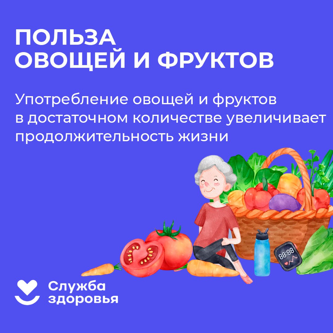 Неделя популяризации потребления фруктов и овощей.