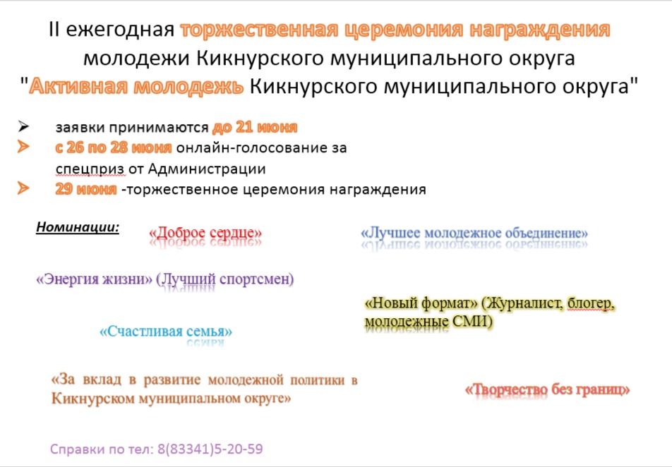 &quot;Активная молодежь Кикнурского муниципального округа&quot;.