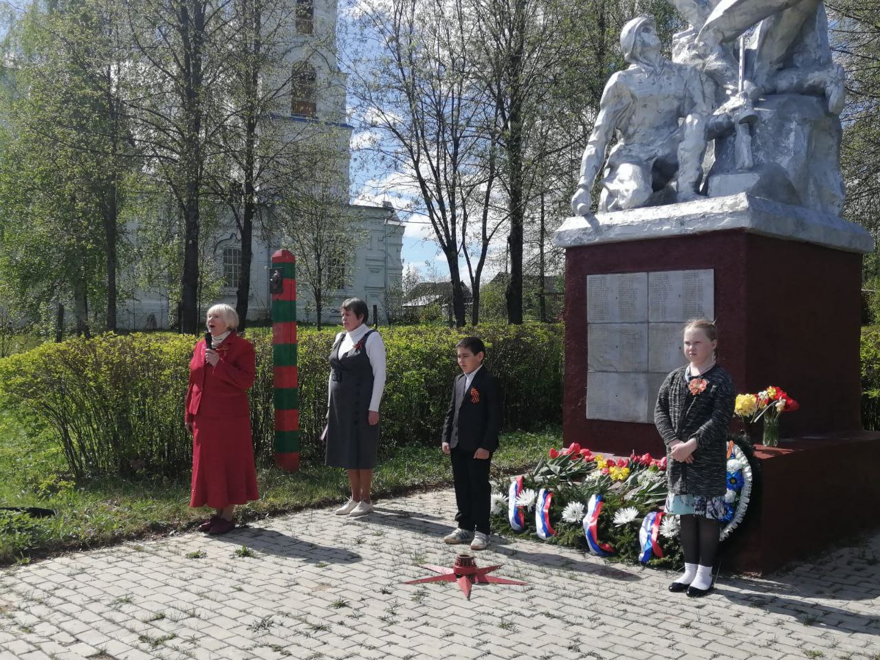 9 мая 2023 года в с. Шапта прошел митинг, концерт.