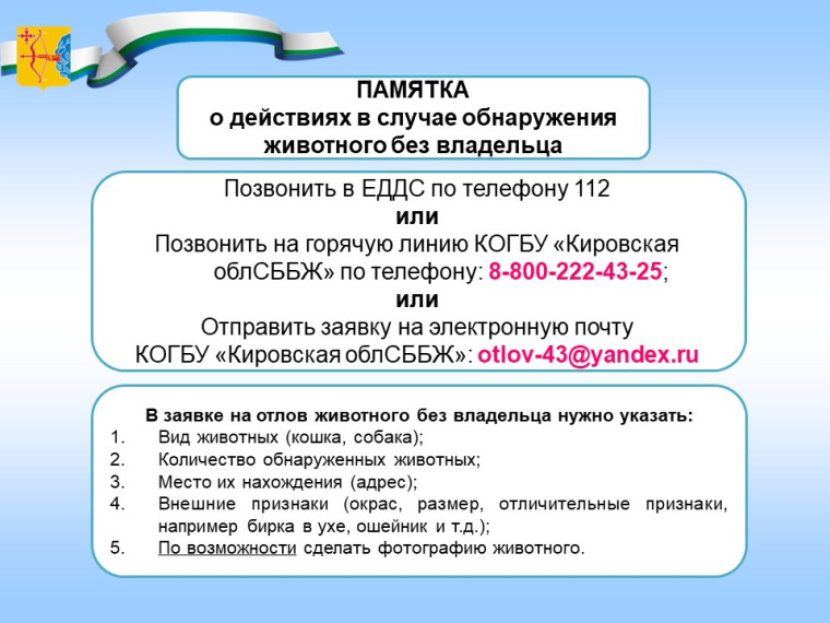ПАМЯТКА о действиях в случае обнаружения животного без владельца. ПАМЯТКА о действиях в случае обнаружения животного без владельца.